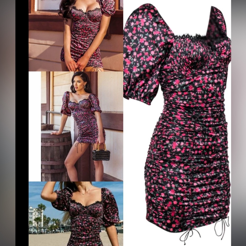 FOR LOVE AND LEMONS dress floral mini